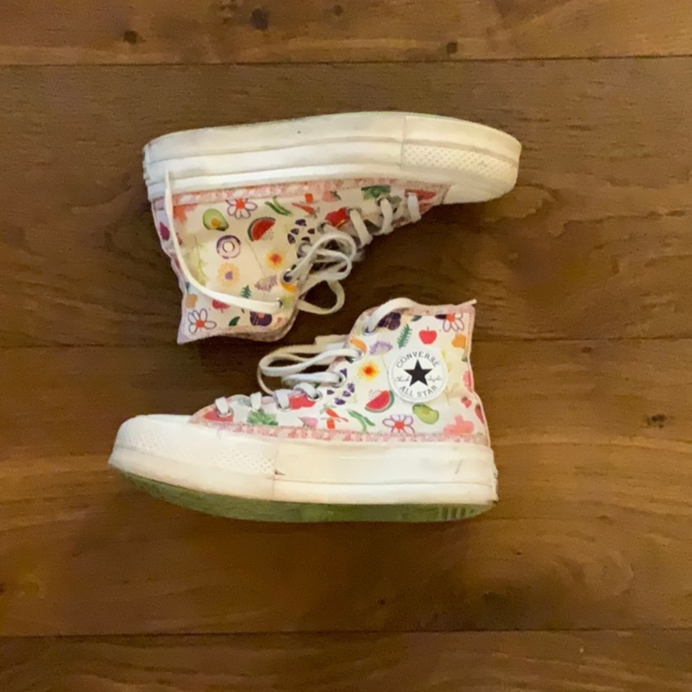Colorful High-Top Sneakers